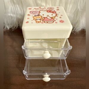 Hello Kitty Mini storage box, 2 drawers.